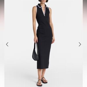 NWT VERONICA BEARD DARIEN POLO
DRESS - BLACK